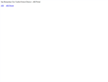 Tablet Screenshot of portal.sbcusd.com